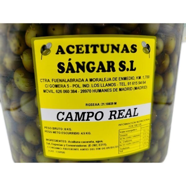 Aceituna Campo Real 4,5 kg - Imagen 2