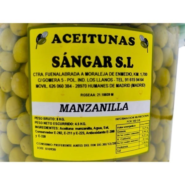 Manzanilla 4 kg 242 aperitivo - Imagen 2