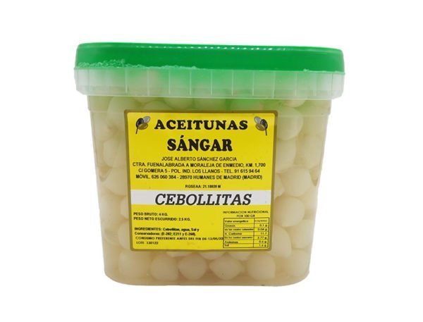 Cebola de molas 2,5 kg drenada