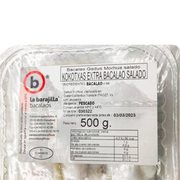 Kokotxas Islandia Extra 500gr - Imagen 2