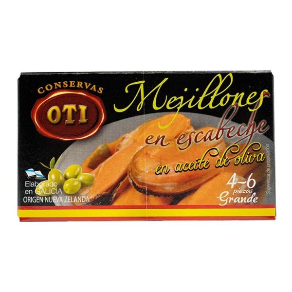 Mejillón en escabeche Grande Oti 4/6 piezas