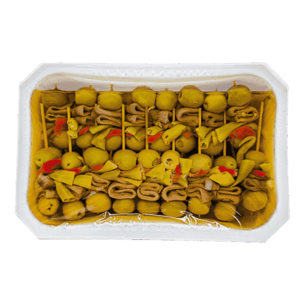 Mini pajaritos con anchoa del Cantábrico picantes Bokeo 65 unidades - Imagen 3