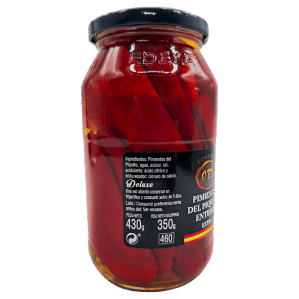 Pimientos piquillo enteros Oti - Imagen 4