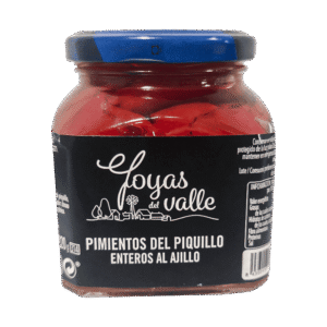 Pimientos del piquillo enteros al ajillo Joyas del Valle 290 gr