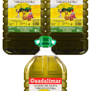 Aceite de Oliva Virgen Extra - Pack de 3 Garrafas - Guadalimar - Jaén 15 L