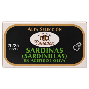 Sardinilla aceite oliva Cenador 20/25 piezas 120 gr
